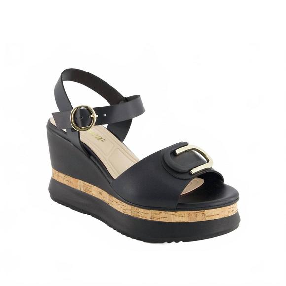 ANDREA Shoes - NEW ANDREA women's comfort ankle strap sandal in black